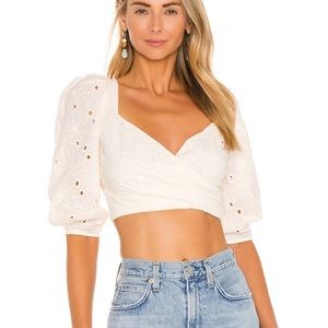 Lovers + Friends cropped top
